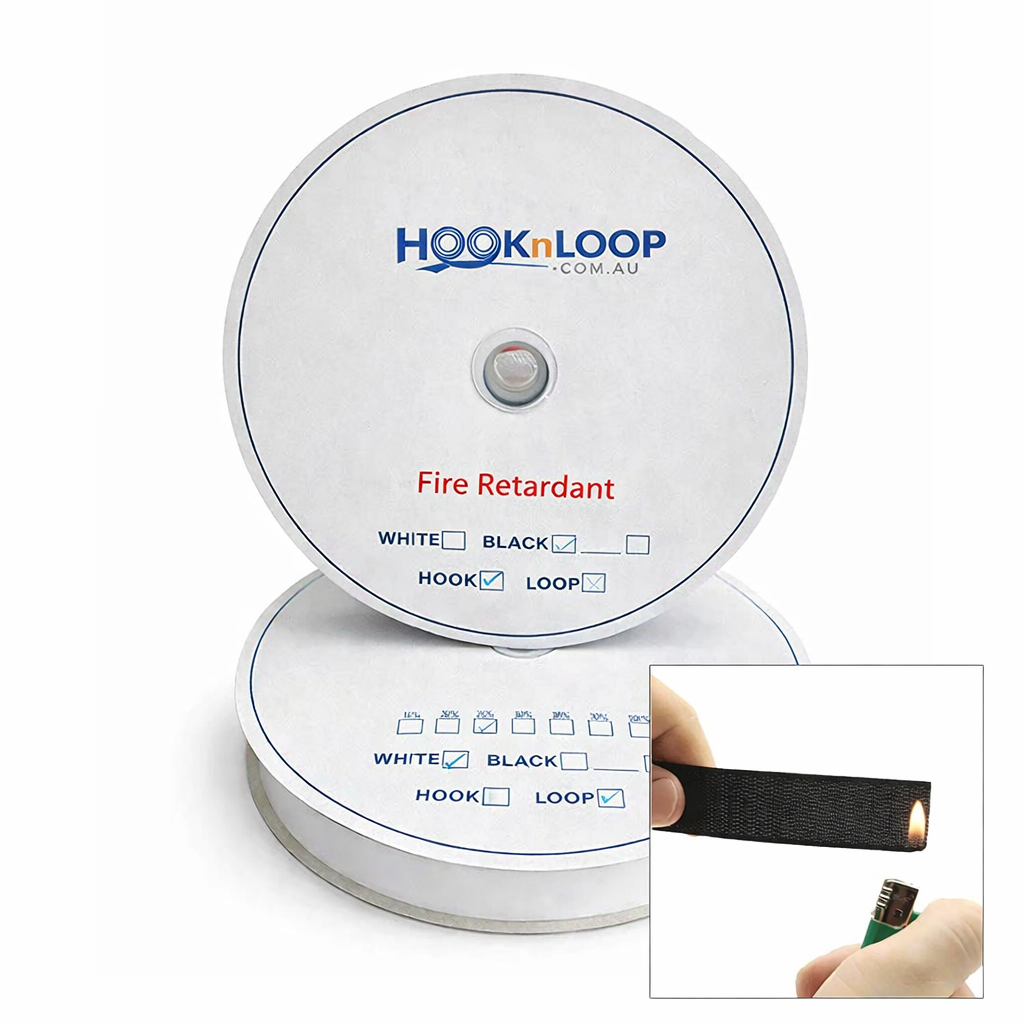 Fire Retardant Adhesive Hook and Loop Roll