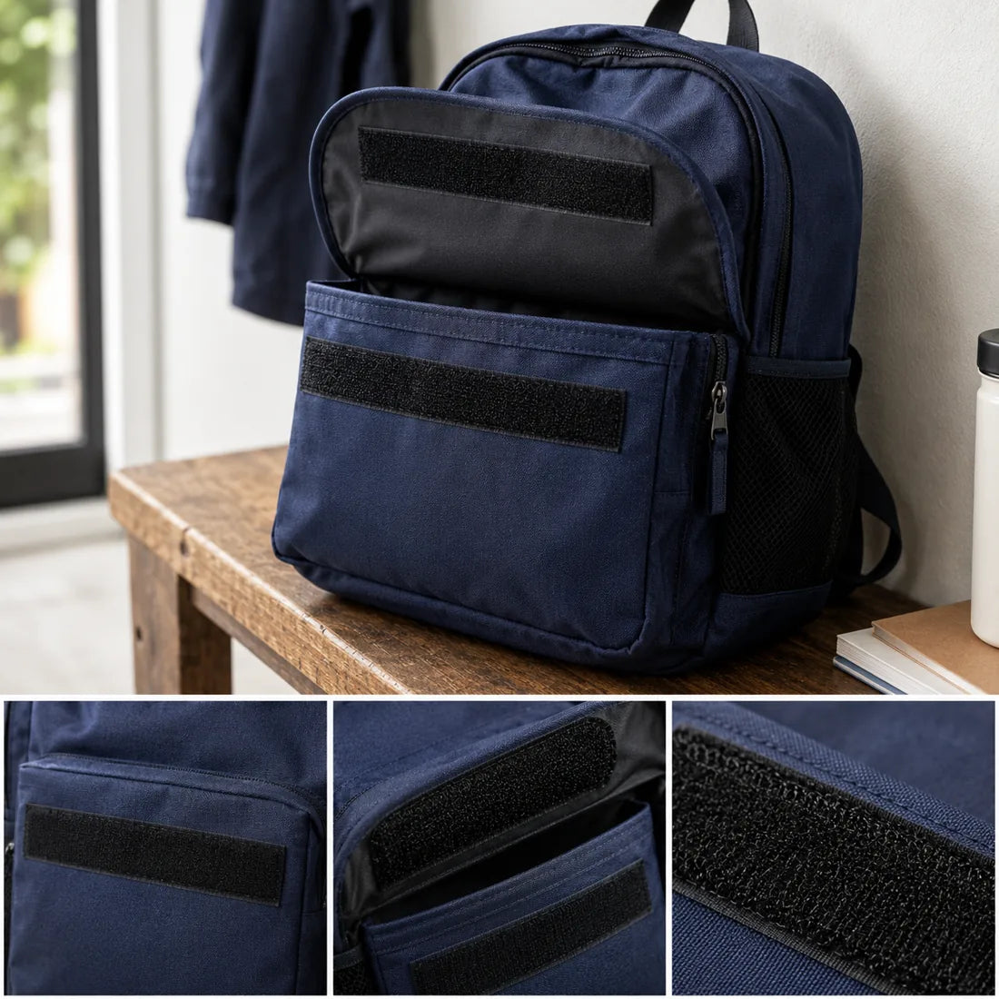 A school backpack closure built to survive the term